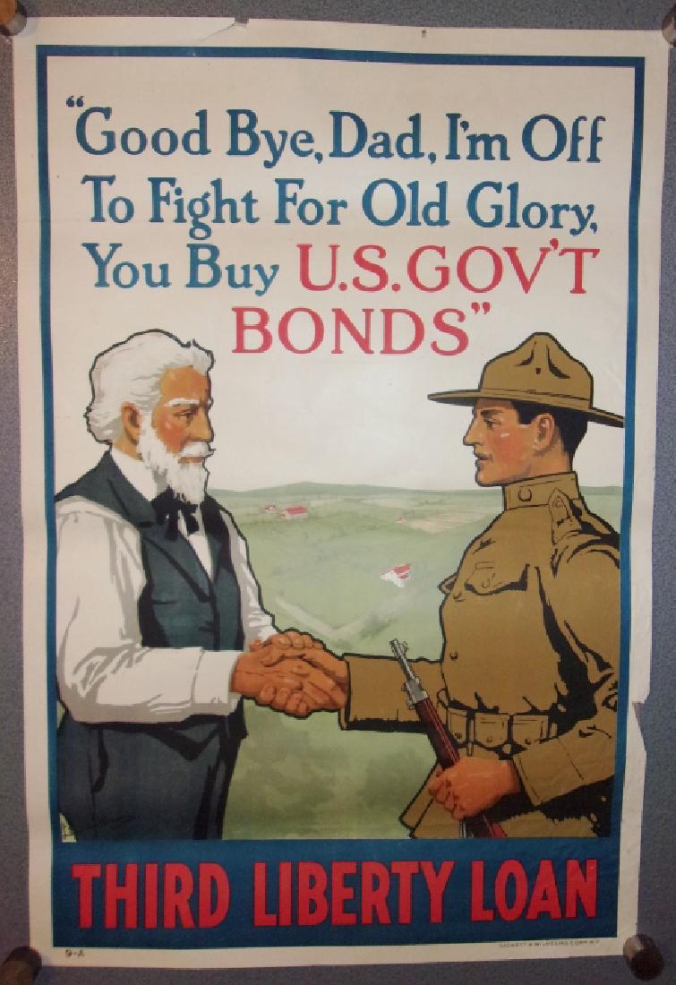 WWI third liberty loan poster (1 of 4)