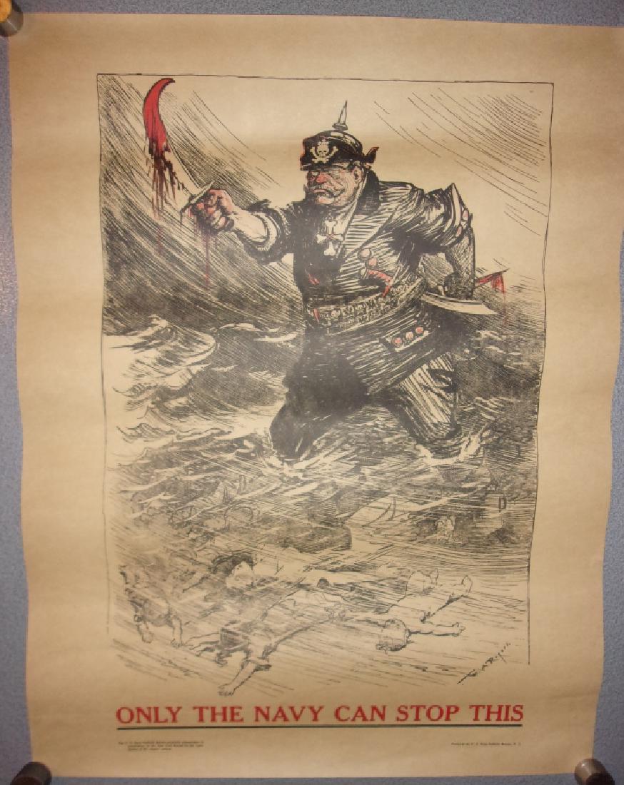 WWI Navy recruiting poster (1 of 3)