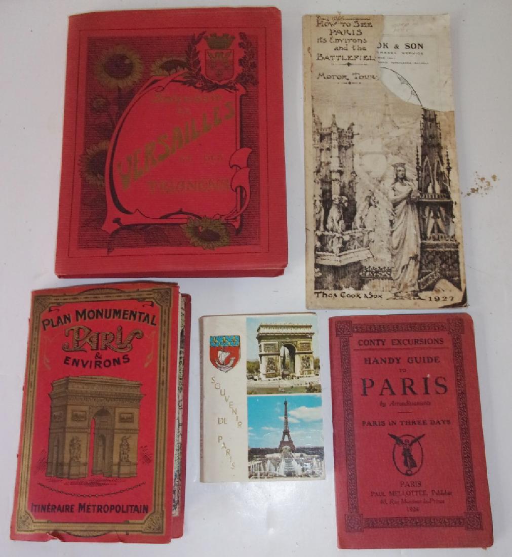 9 piece Paris paper  lot of booklets/brochures (1 of 2)