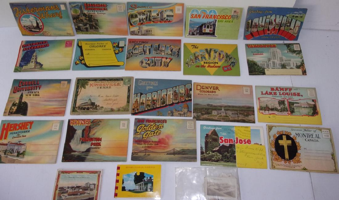 Collection of 23 souvenir postcards (1 of 2)