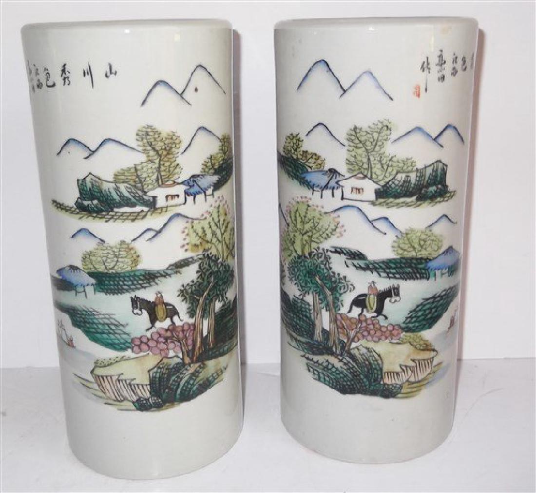 Pair of Oriental hat stands (1 of 7)