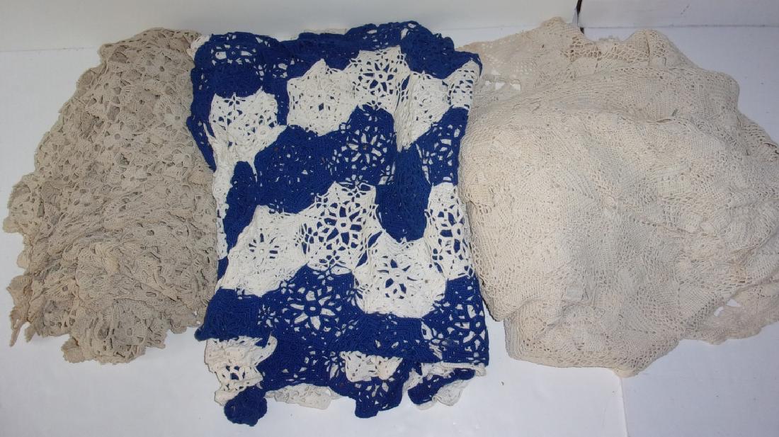3 crochet table cloths (1 of 3)
