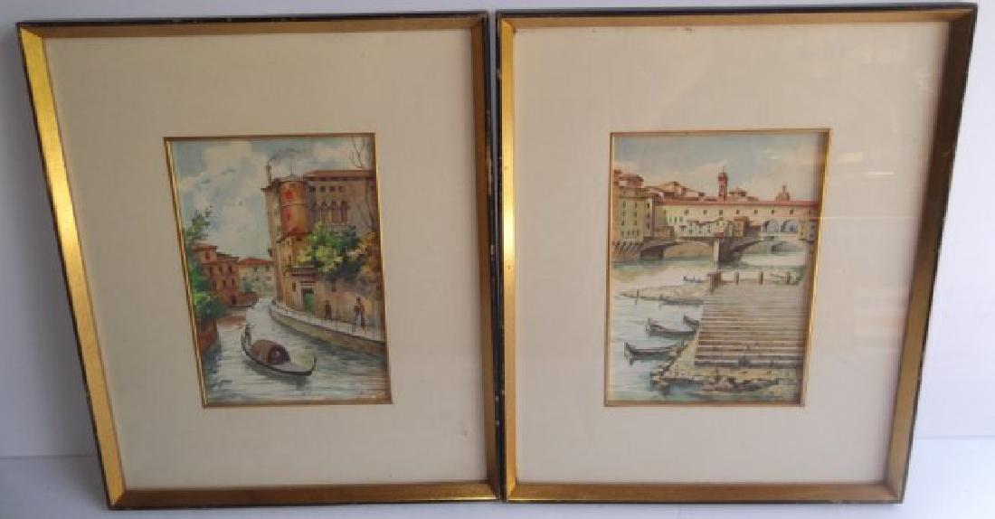 2 Venice scene watercolors (1 of 5)