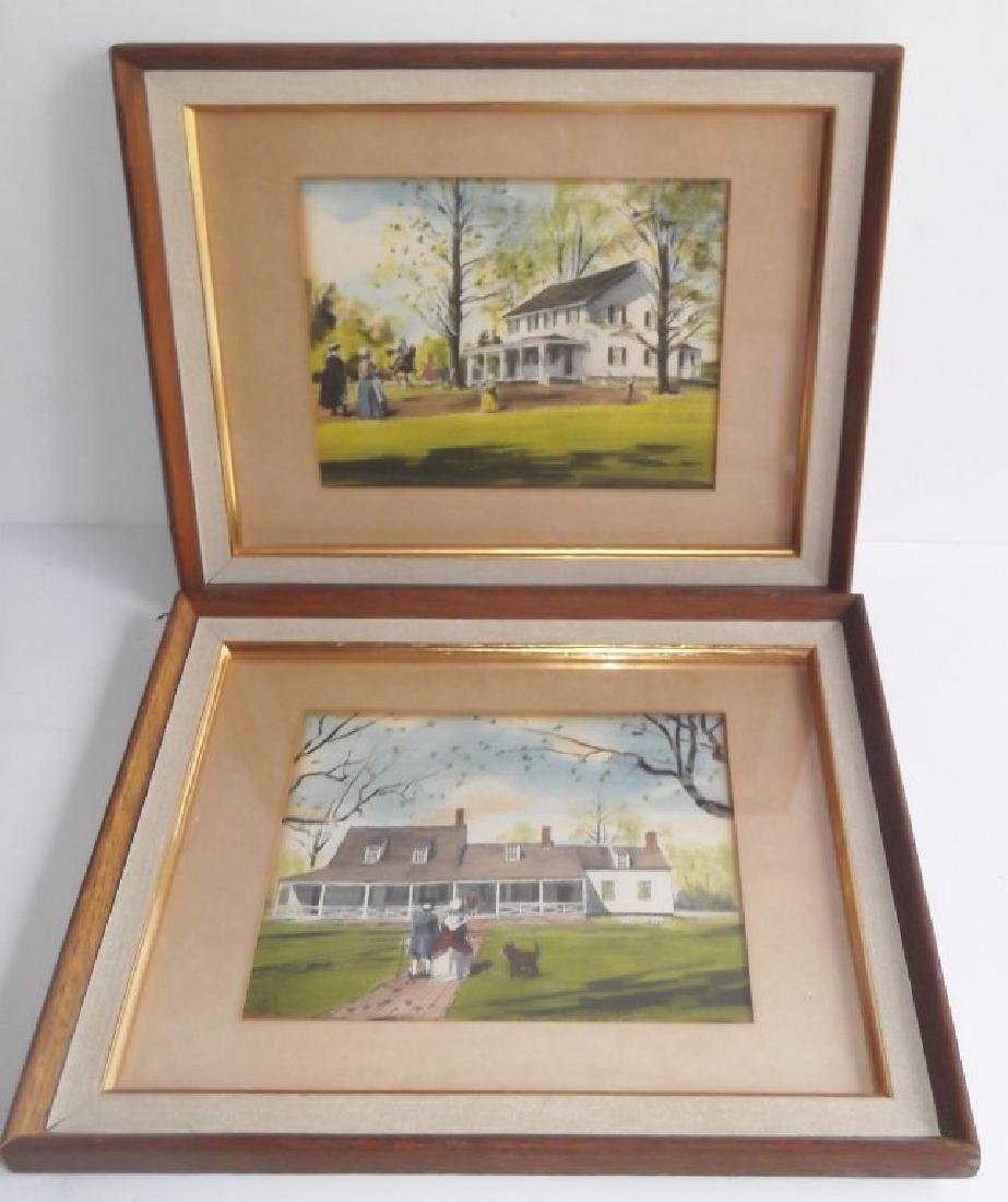 2 house scene watercolors (1 of 4)