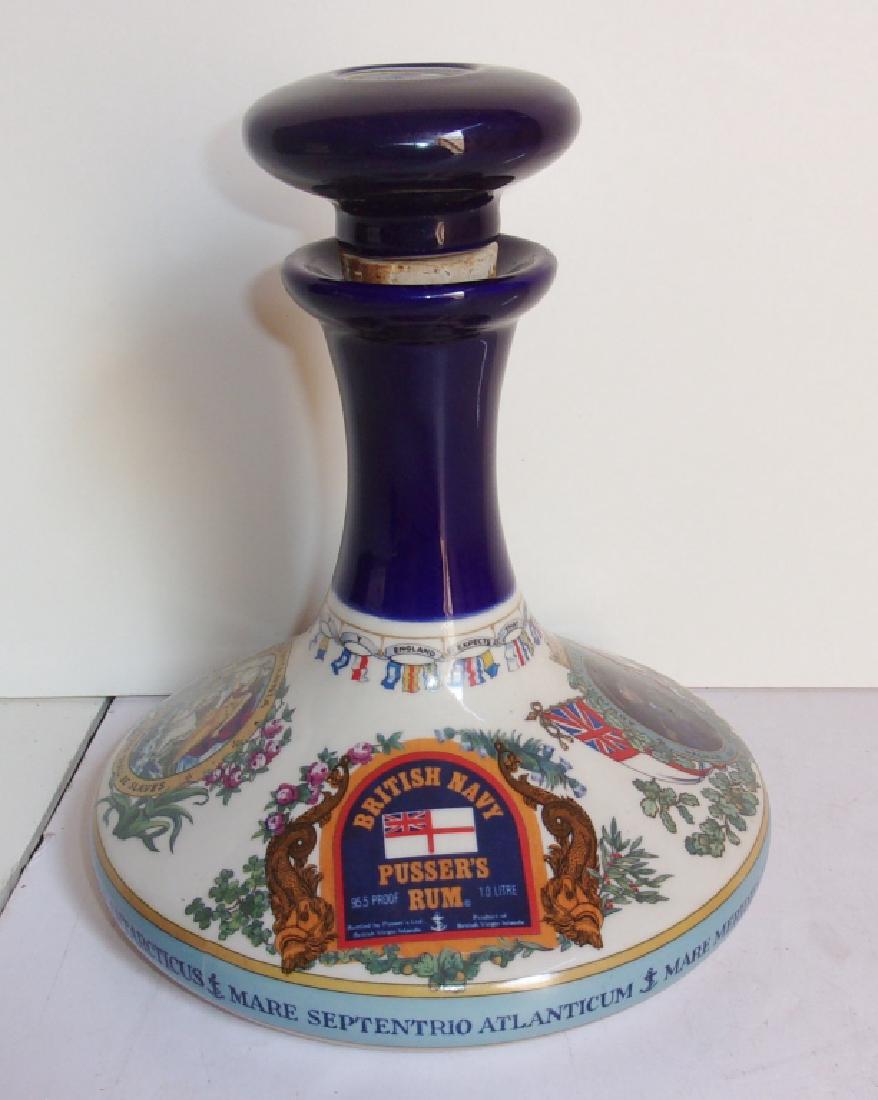 British Navy pusser's rum bottle (1 of 4)