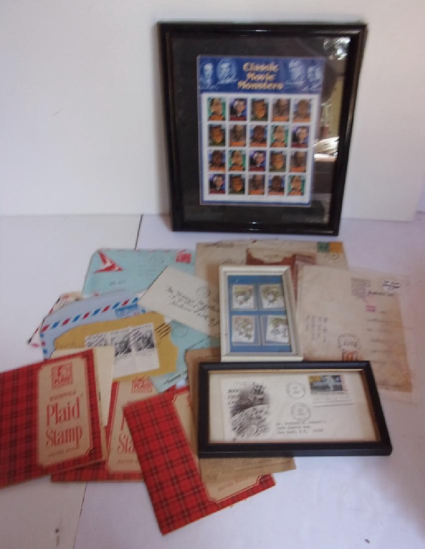 Collection of assorted used and unused stamps (1 of 8)