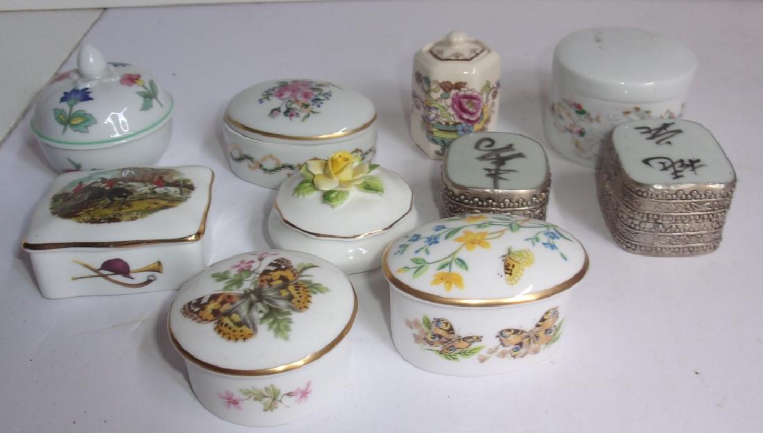 Collection of 10 miniature Trinket boxes (1 of 1)
