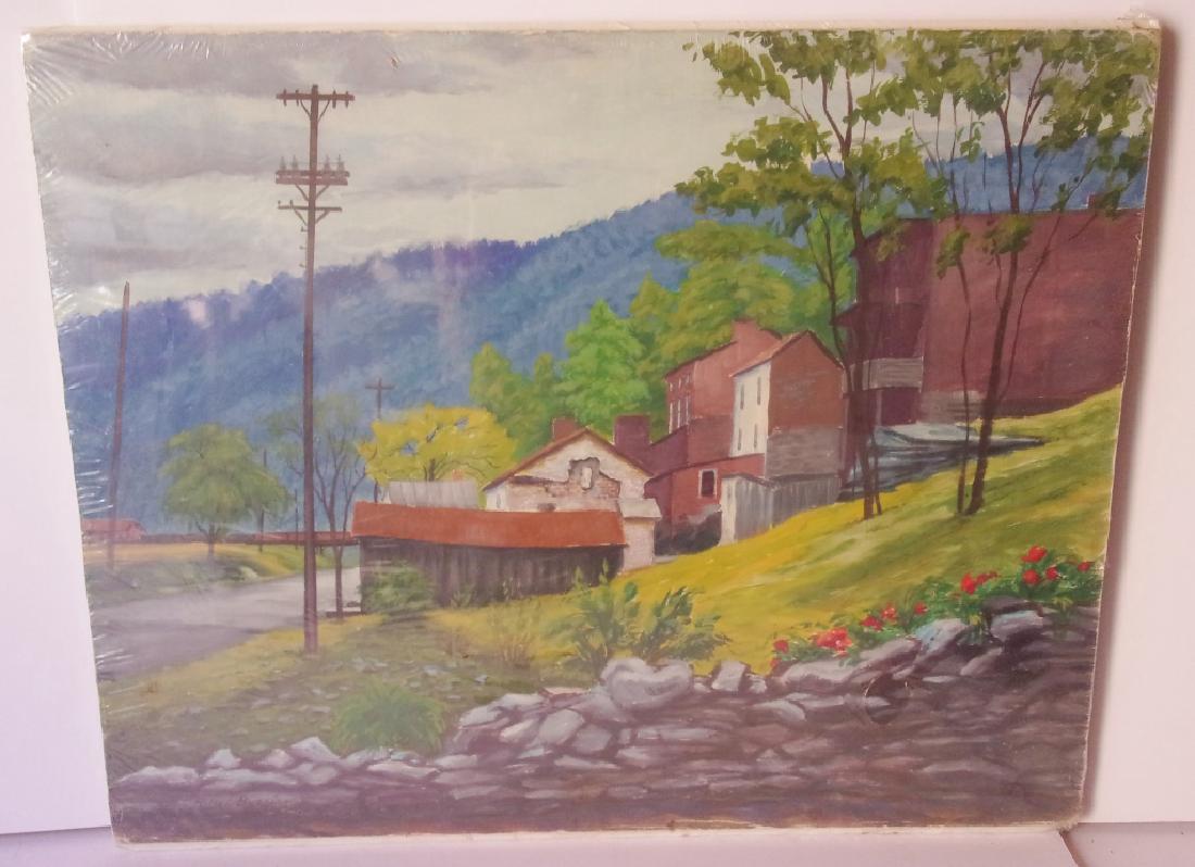 Watercolor "Harper's ferry, West Virginia", signed (1 of 2)