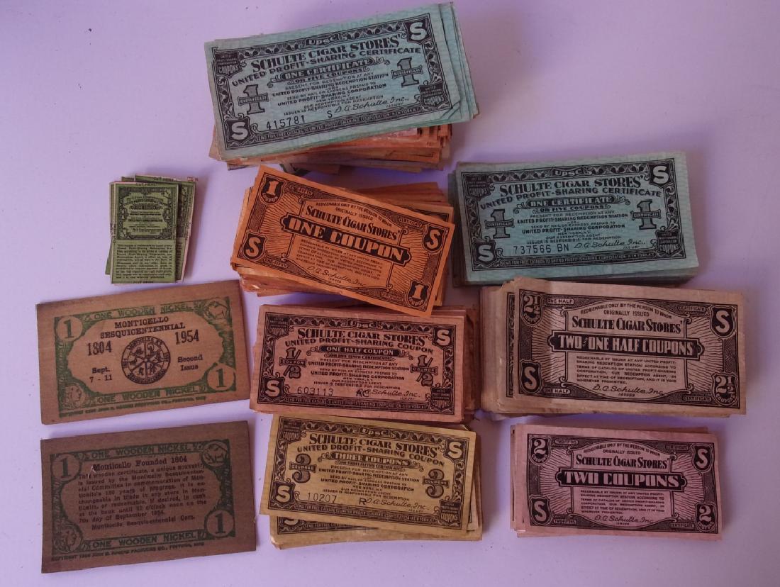 circa 1920 300 cigar store coupons (1 of 4)