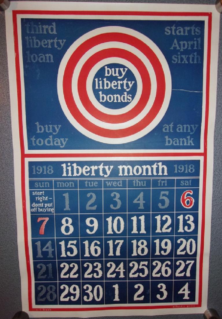 WWI buy liberty bonds 1918 poster (1 of 4)