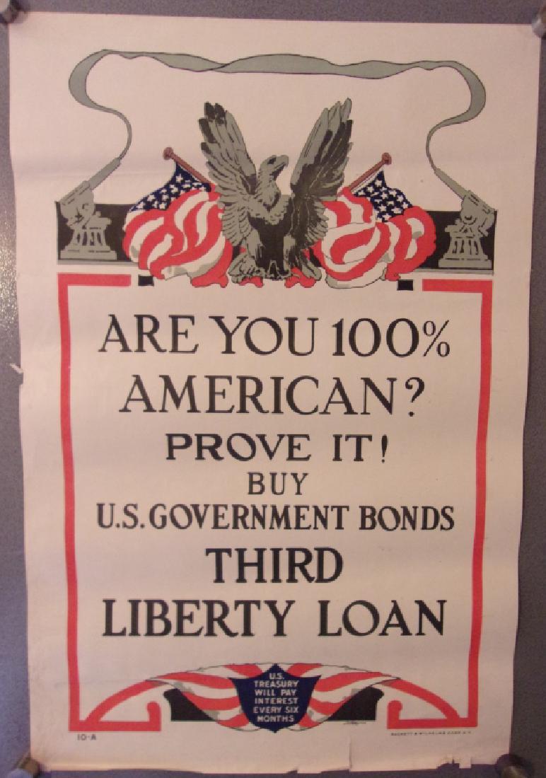WWI third liberty loan poster 1917 (1 of 4)
