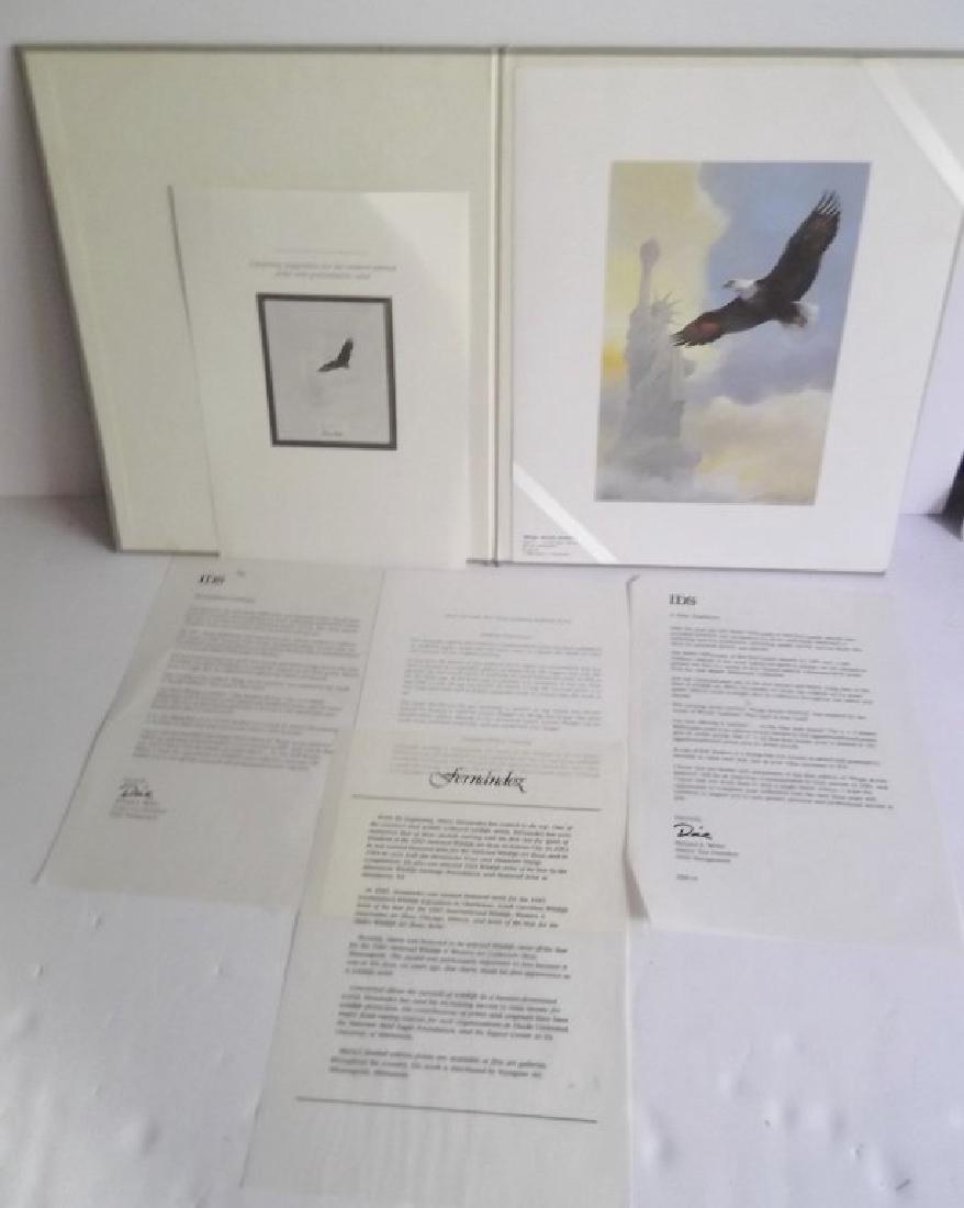 1986 Eagle Lithograph signed Mario F. Fernandez (1 of 6)