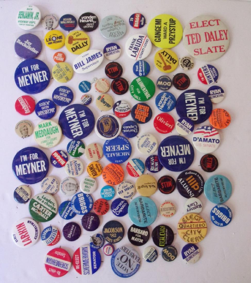 95 assorted political buttons (1 of 3)
