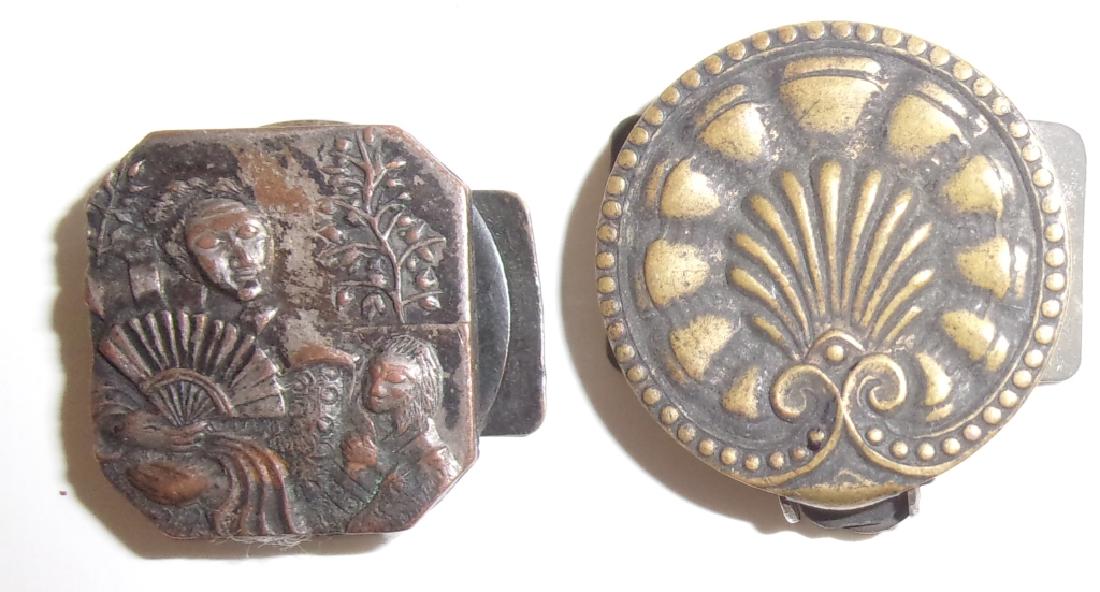 2  c. 1900 Chinese clips (1 of 3)