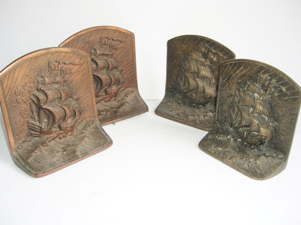 2 sets of sailboat bookends (1 of 4)