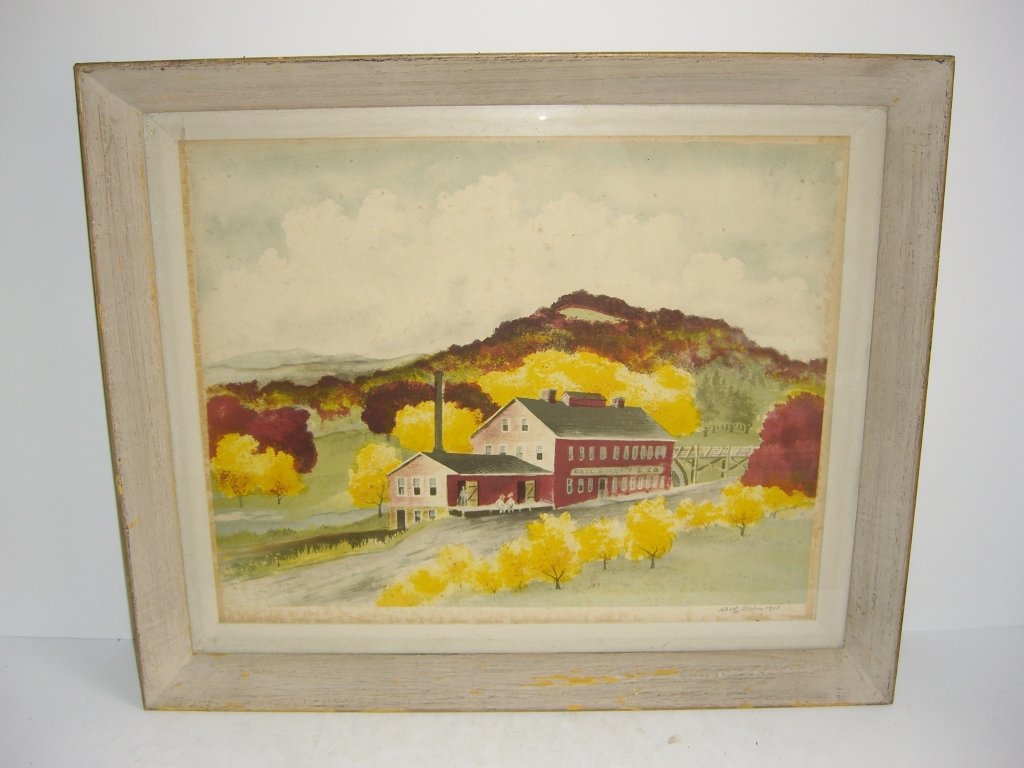 Lithograph signed Adolf Dehn (1 of 7)