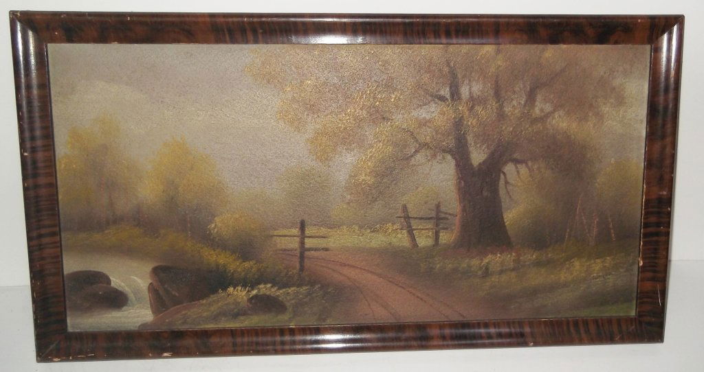 Oil on board unsigned (1 of 3)