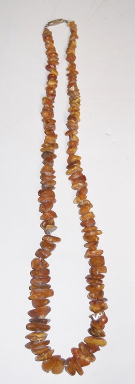Vintage African amber necklace (1 of 4)