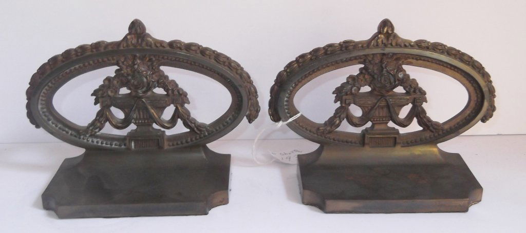 Bradley & Hubbard bookends (1 of 5)