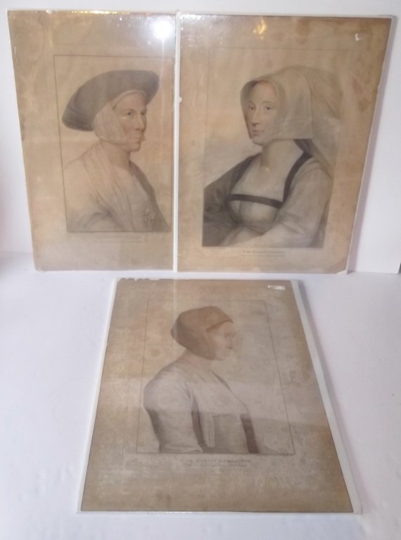 18th c. color engravings (1 of 10)