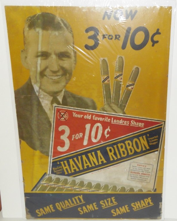 Havana Ribbon Cigar advertising poster (1 of 8)