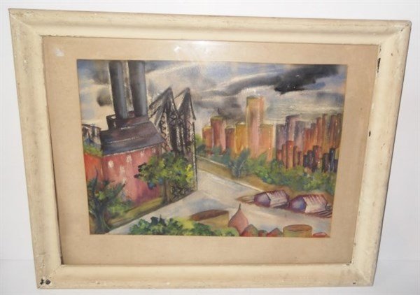 Watercolor unsigned (1 of 3)