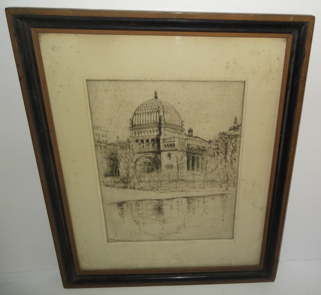 1924 E.D. (Ernest David)  Roth etching (1 of 4)