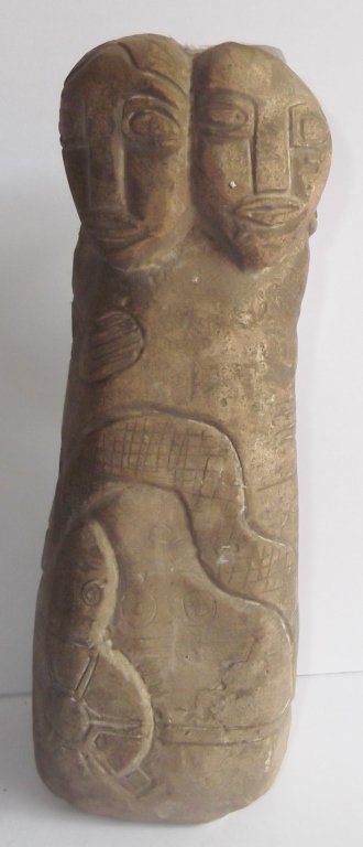Tribal phallic stone carving (1 of 6)