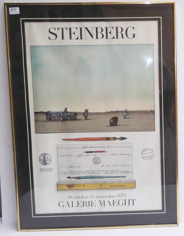 Steinberg galerie maeght poster 1973 (1 of 5)