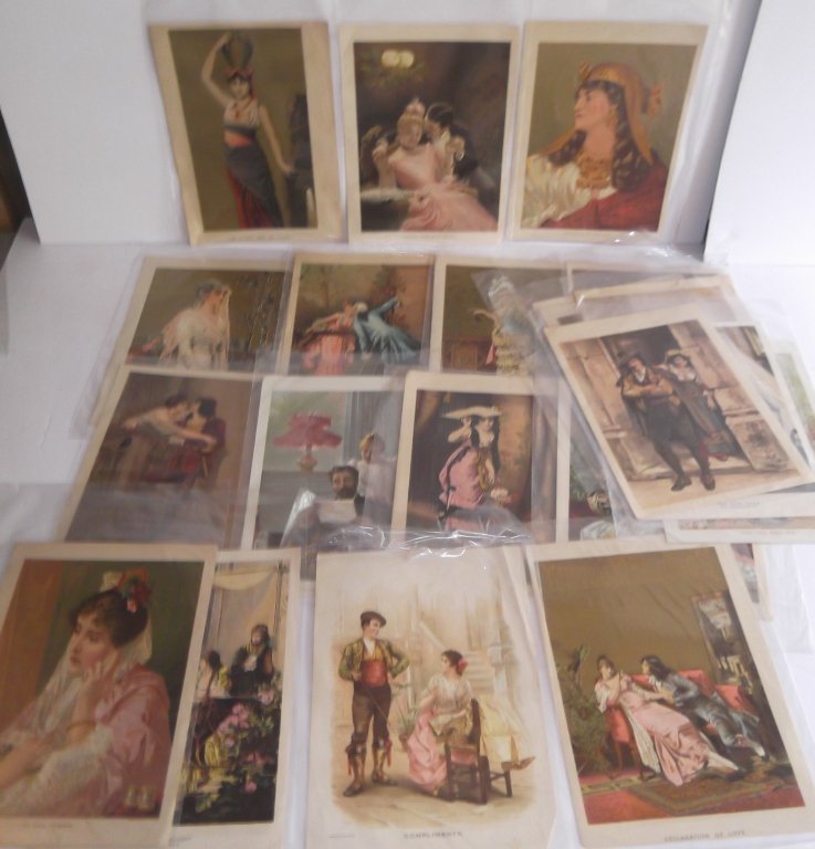 55 chromolithographs, prints, engravings (1 of 10)