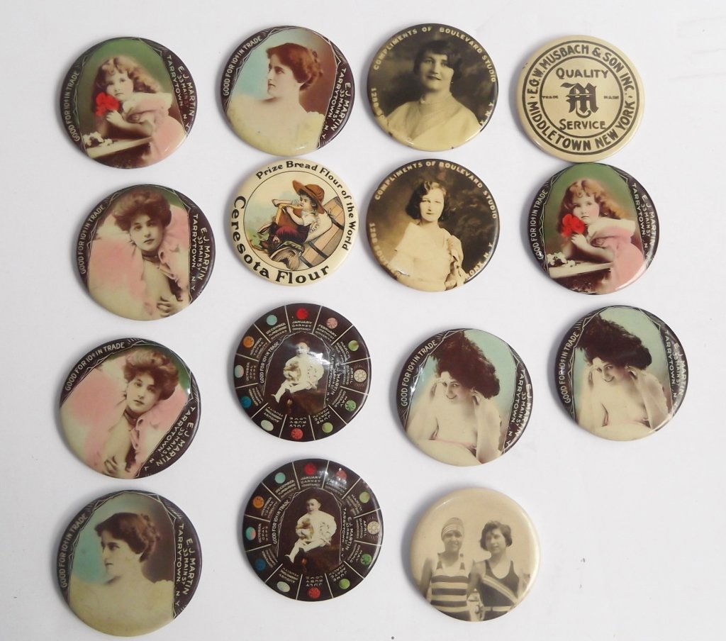 15 Vintage advertising pocket mirrors (1 of 7)