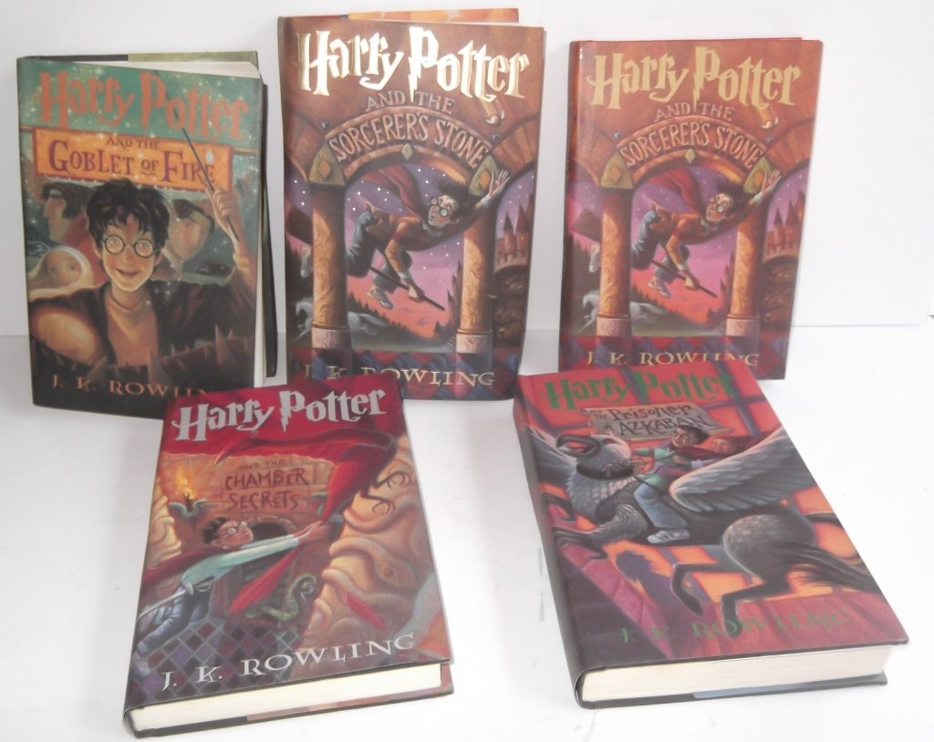 5 Harry Potter books (1 of 10)