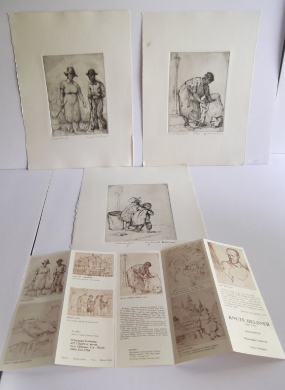 3 etchings by Knute Heldner (1 of 7)