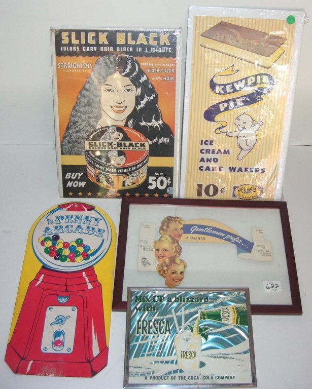 5 advertising display signs (1 of 3)