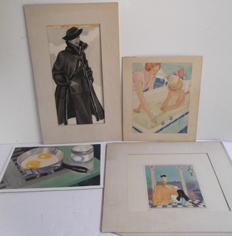 4 original illustration drawings (1 of 7)