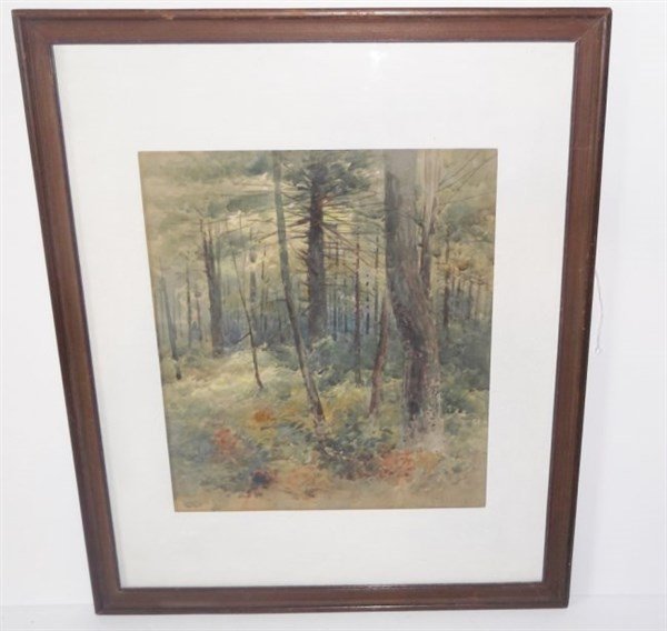 watercolor signed Chandler (1 of 5)