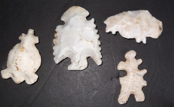 4 stone effigies (1 of 4)