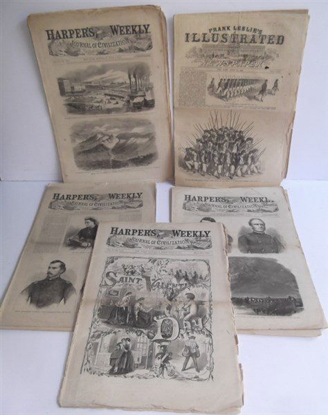 5 1860's Civil War Harper's Weekly (1 of 10)
