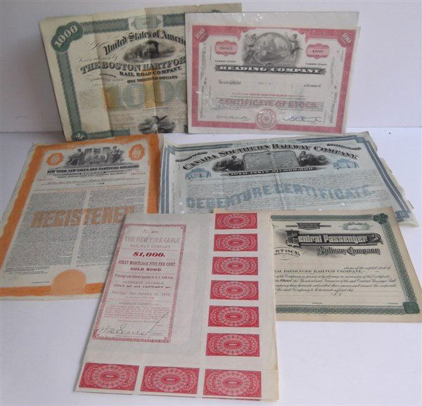 6 Railroad bonds (1 of 10)
