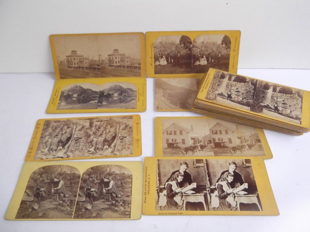 30 antique stereo optic viewer cards (1 of 10)