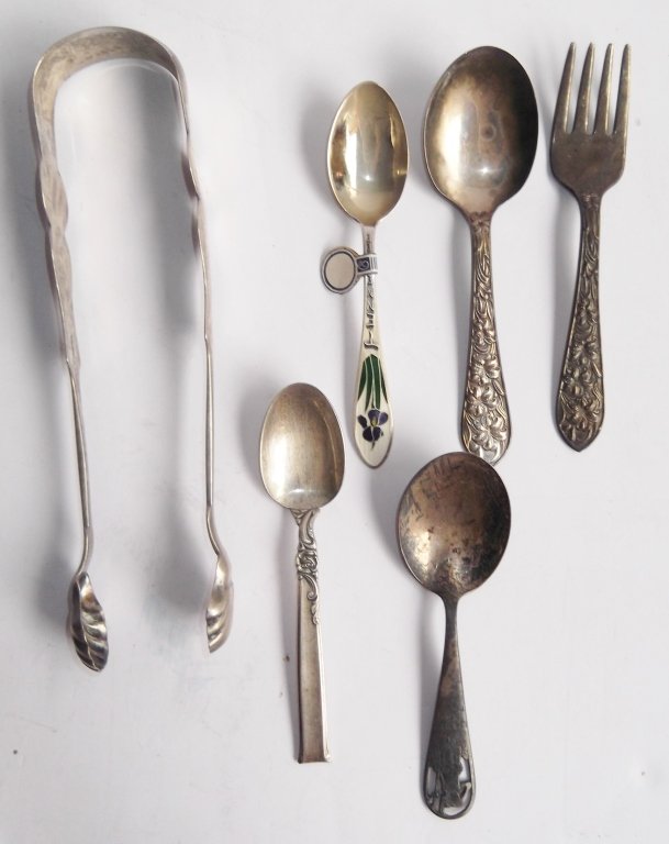 6 sterling utensils (1 of 10)