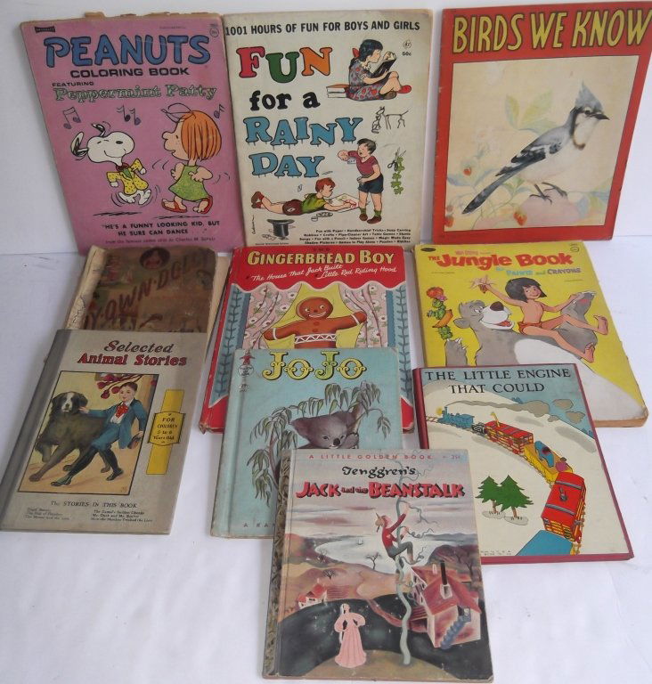 10 antique/vintage children's books (1 of 10)