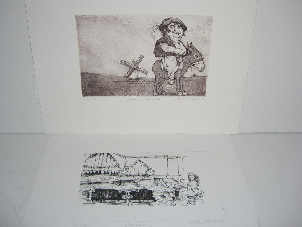 2  Charles Bragg signed lithographs (1 of 3)