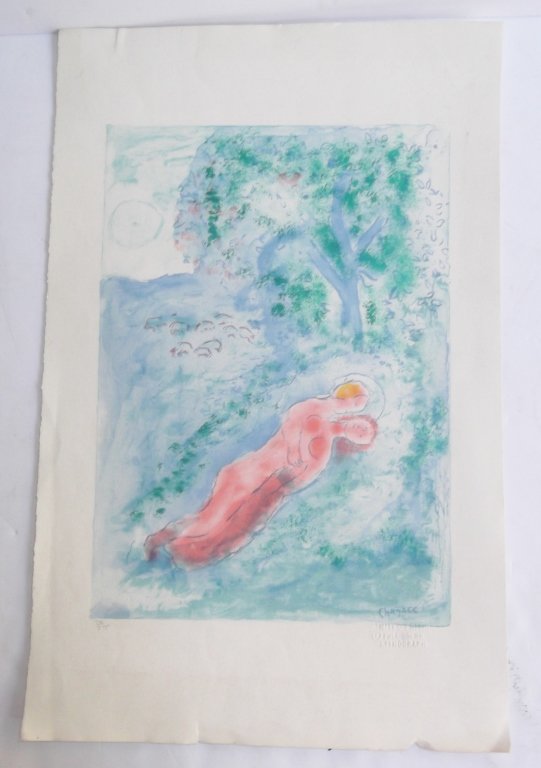 Marc Chagall lithograph (1 of 3)