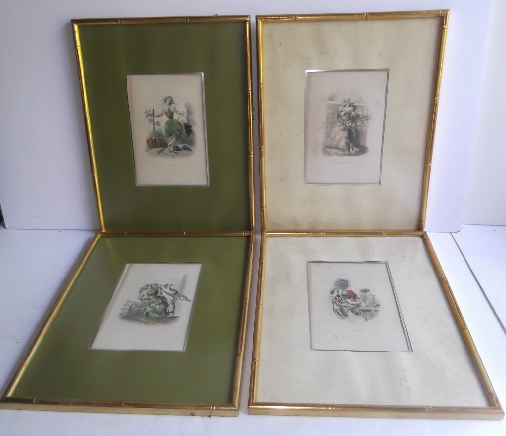 Set of 4 engravings (1 of 10)