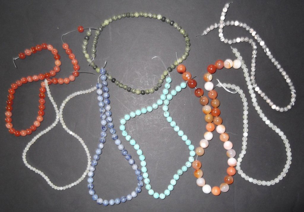8 strands of high quality polished natural stones (1 of 5)