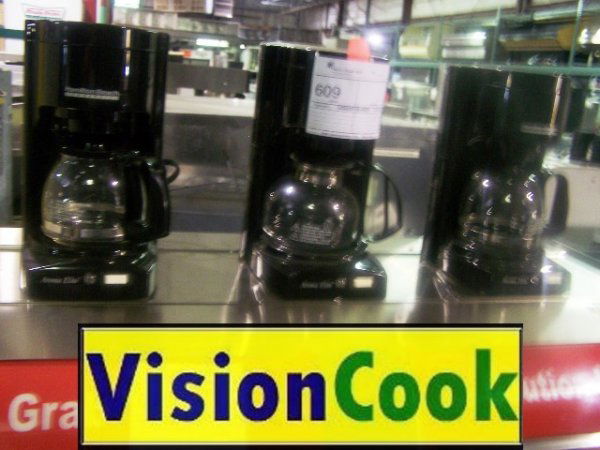 HAMILTON BEACH (3) HOUSEHOLD COFFEE MAKERS: HAMILTON BEACH (3) HOUSEHOLD COFFEE MAKERS length = " depth = " height = " This item is part of an Auction that will be held in Live Time on ebay on October 2, at 12 pm Pacific(9 AM Eastern). You can