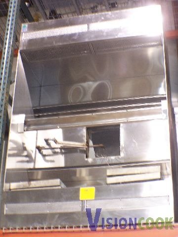 Used Commercial Stainless Steel Exhaust Hood 6' x