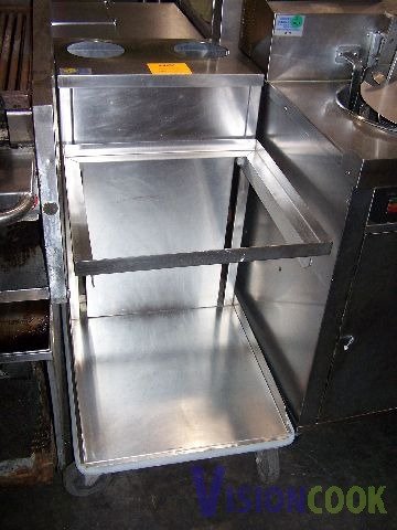 Commercial Stainless Steel Serving Tray Dispenser