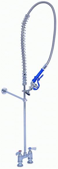New 4" Heavy Duty Pre-Rinse Deck Mount Faucet